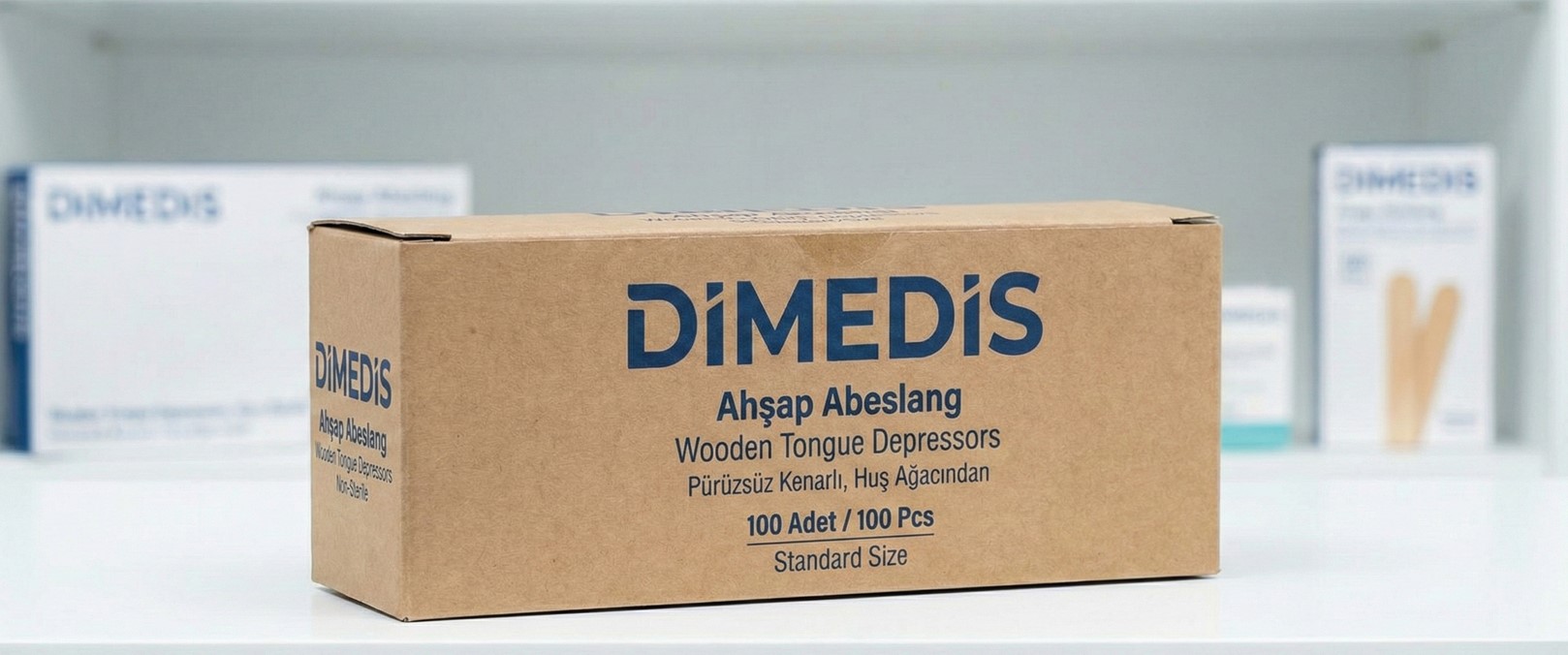 Non- Steril ve Steril Tahta Dil Basacağı